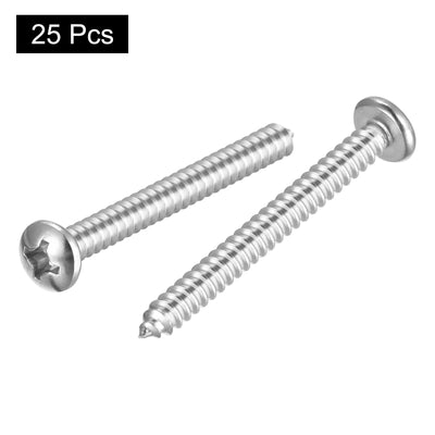 Harfington Screw Phillips Self Tapping Screw 304 Stainless Steel