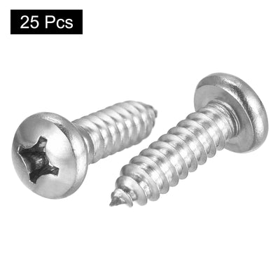 Harfington Screw Phillips Self Tapping Screw 304 Stainless Steel