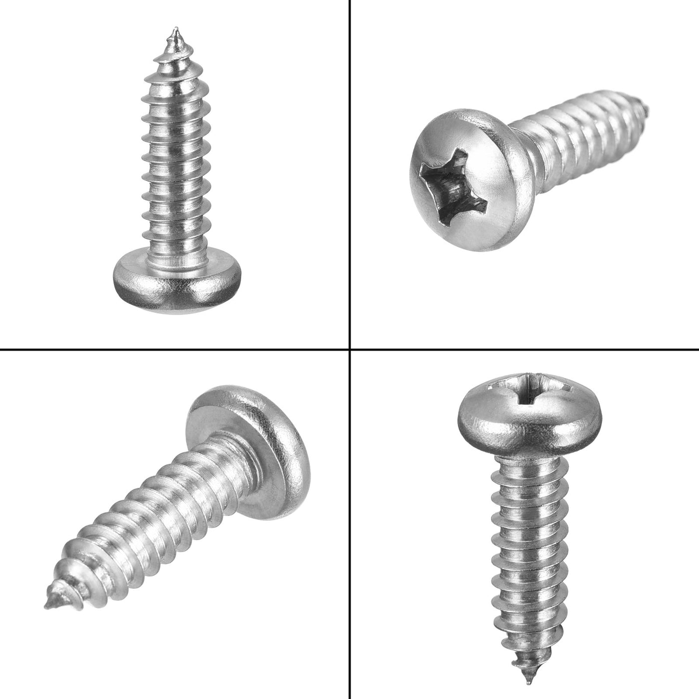 Harfington Screw Phillips Self Tapping Screw 304 Stainless Steel