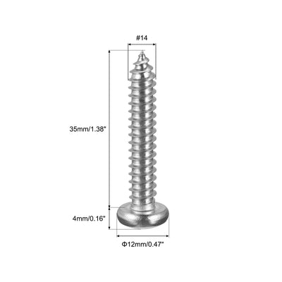 Harfington Screw Phillips Self Tapping Screw 304 Stainless Steel