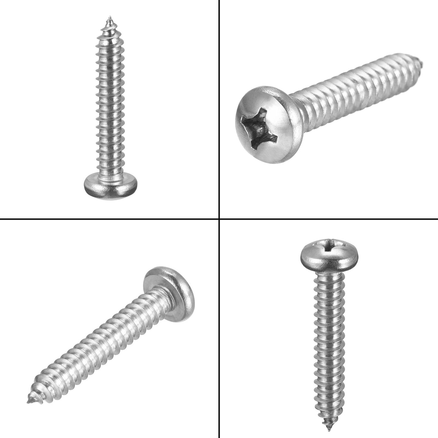 Harfington Screw Phillips Self Tapping Screw 304 Stainless Steel