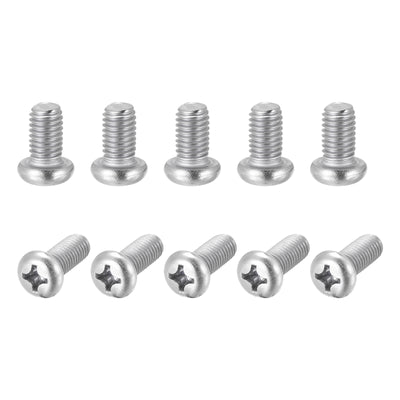 Harfington Machine Screws, M8x14mm Phillips Head Screw 304 Stainless Steel Bolts 25pcs