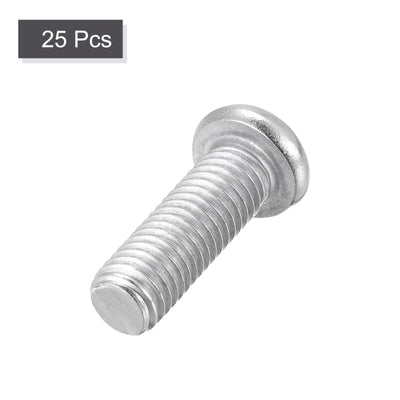Harfington Machine Screws, M8x25mm Phillips Head Screw 304 Stainless Steel Bolts 25pcs