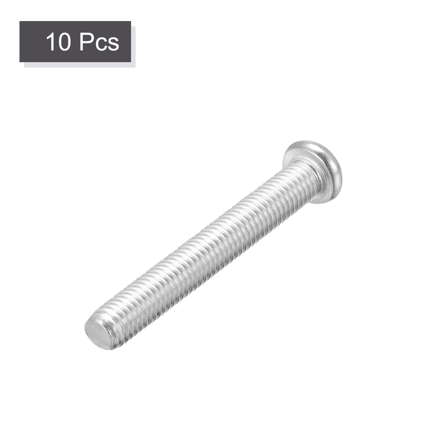 Harfington Machine Screws, M8x60mm Phillips Head Screw 304 Stainless Steel Bolts 10pcs