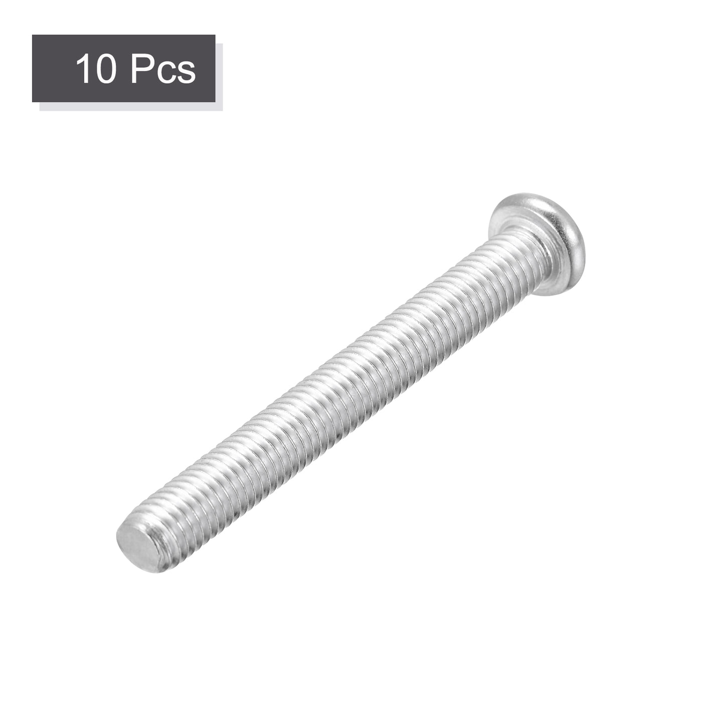 Harfington Machine Screws, M8x70mm Phillips Head Screw 304 Stainless Steel Bolts 10pcs