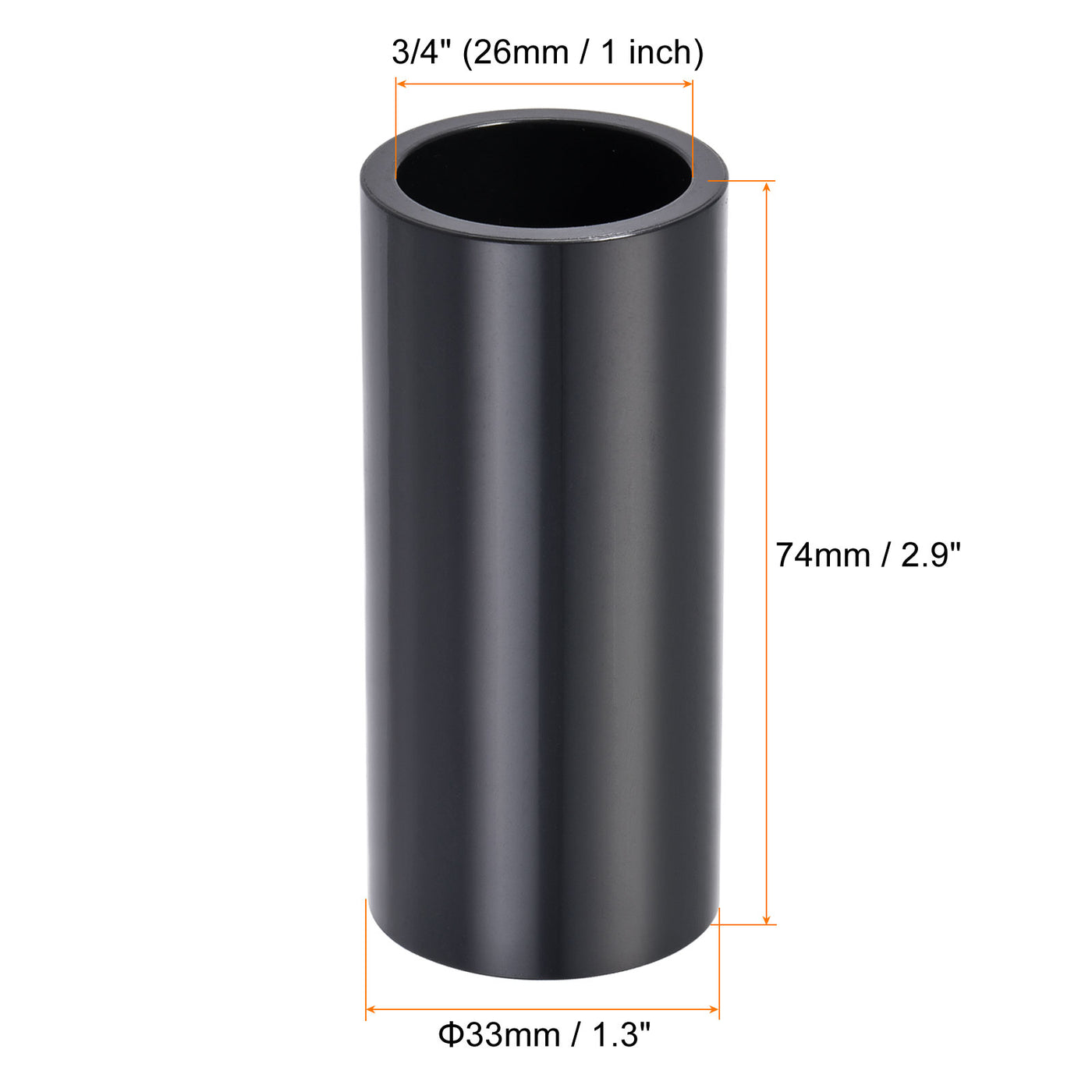 Harfington UPVC Pipe Fitting Straight Coupling Joint Connector Adapter