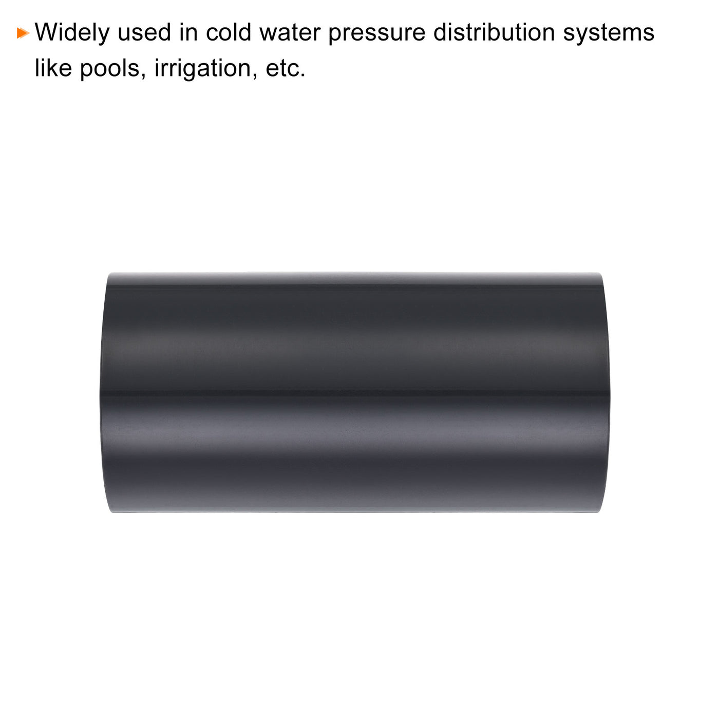 Harfington UPVC Pipe Fitting Straight Coupling Joint Connector Adapter