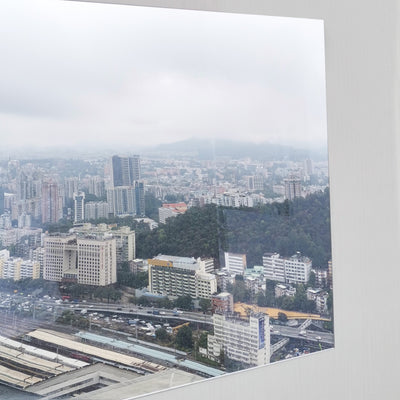 Harfington Flexible Mirror Sheets, Acrylic Self Adhesive Non Glass Wall Sticker