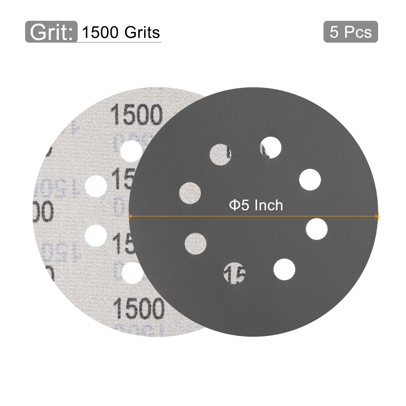 Harfington Sanding Discs Paper Wet/Dry Silicon Carbide Sandpaper
