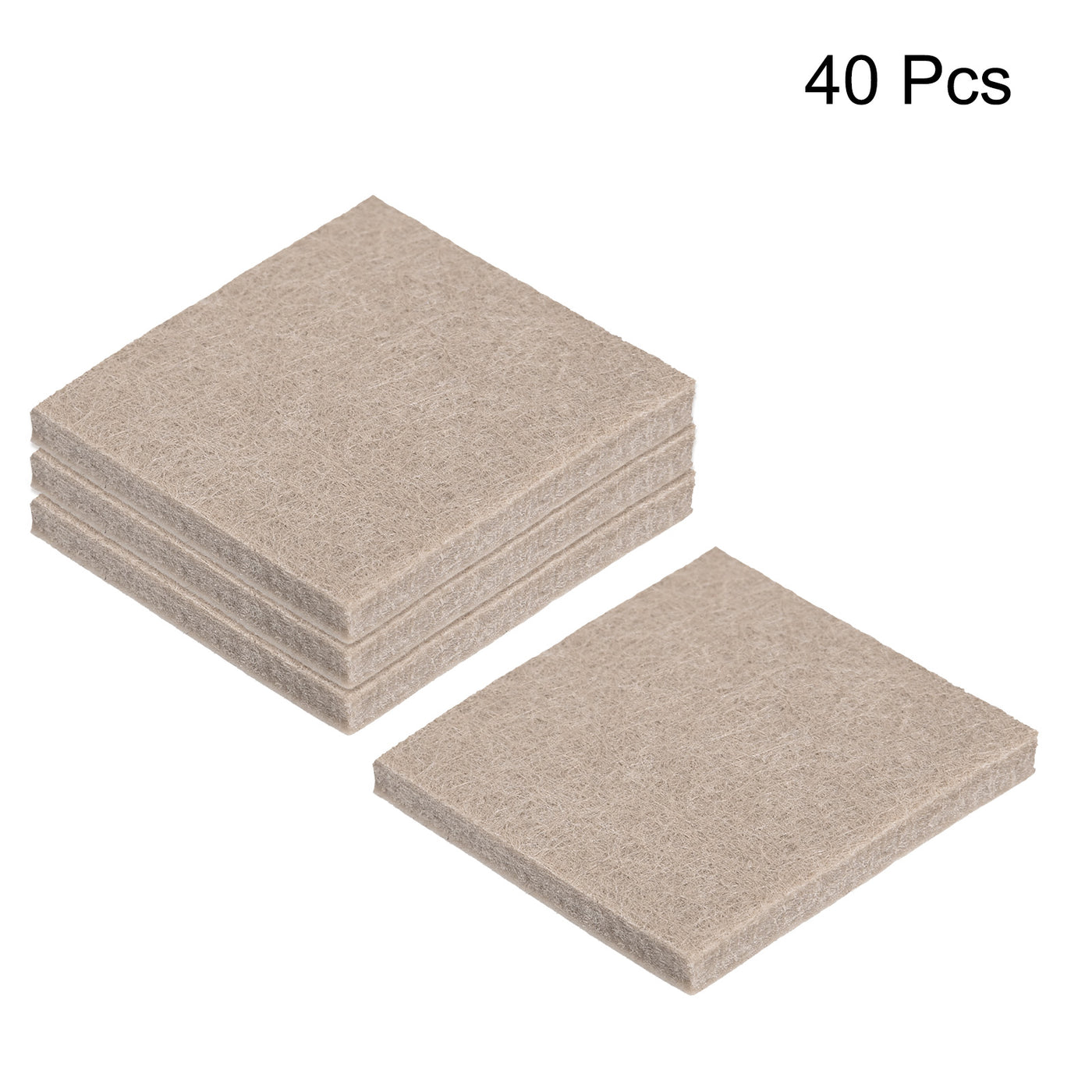 Harfington Self Adhesive Square Furniture Felt Pads Self-adhesive for Furniture
