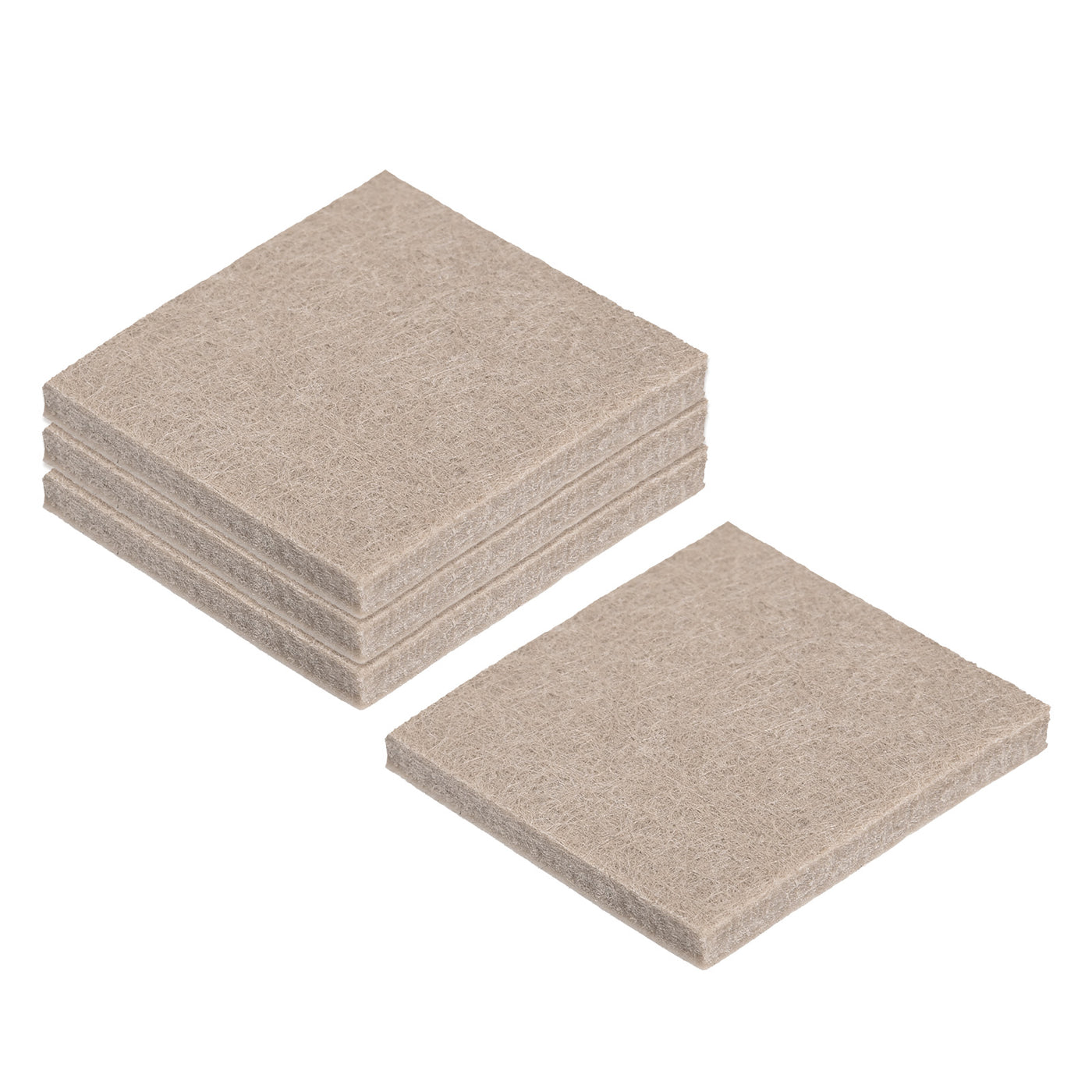 uxcell Uxcell Self Adhesive Square Furniture Felt Pads for Floor