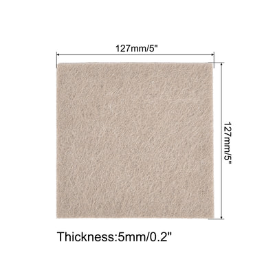 Harfington Uxcell Self Adhesive Square Furniture Felt Pads for Floor