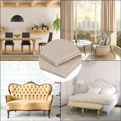 Harfington Self Adhesive Square Furniture Felt Pads Self-adhesive