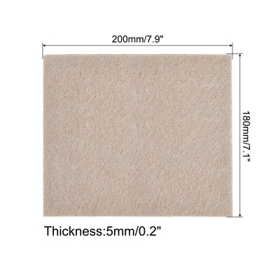 Harfington Self Adhesive Square Furniture Felt Pads for Tiles Self-adhesive