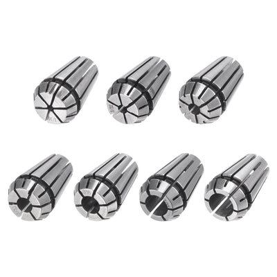 Harfington 7pcs ER11 Spring Collet Set, 1/16" to 1/4" Chuck for CNC Machine Lathe Milling