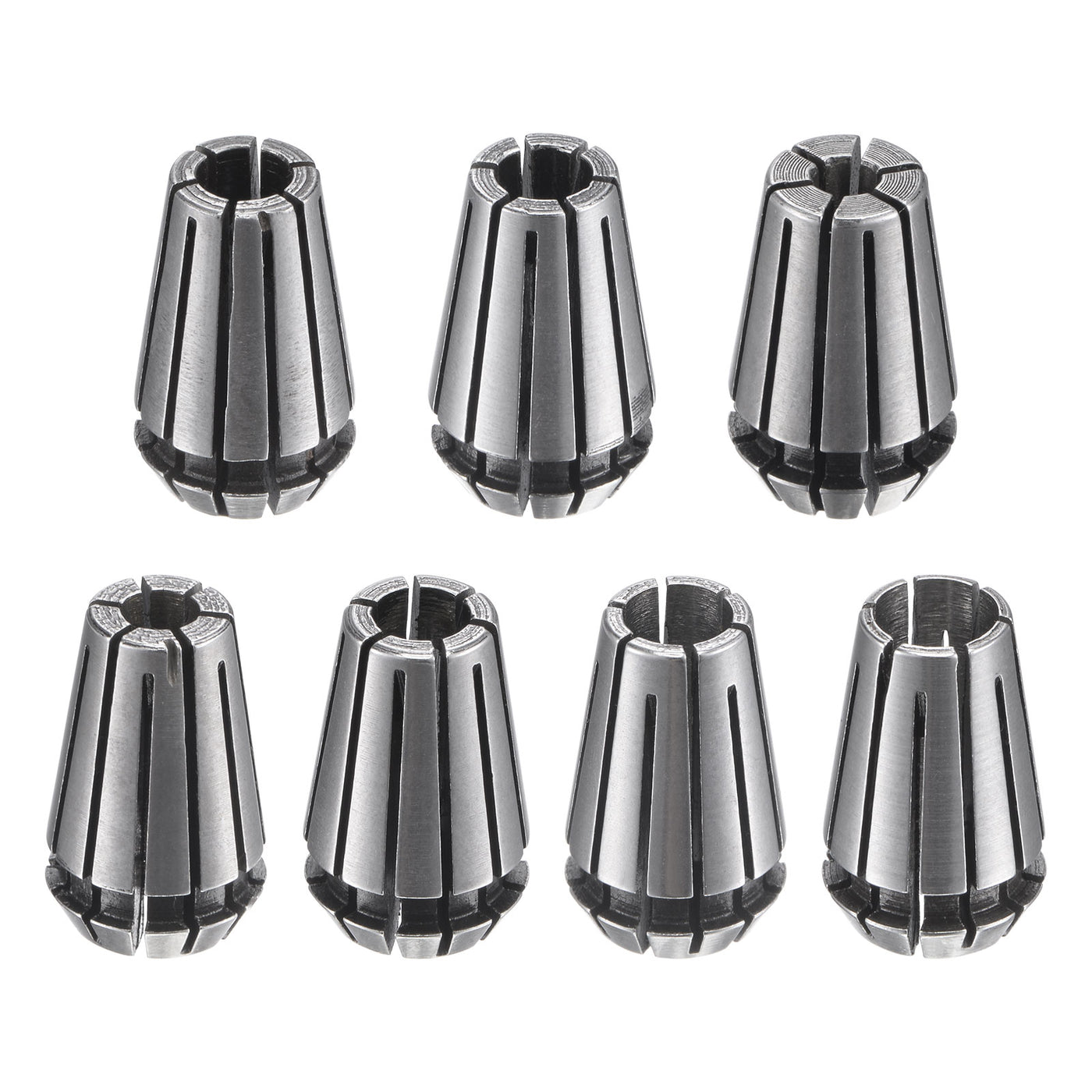 Harfington 7pcs ER11 Spring Collet Set, 1/16" to 1/4" Chuck for CNC Machine Lathe Milling