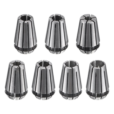 Harfington 7pcs ER11 Spring Collet Set, 1/16" to 1/4" Chuck for CNC Machine Lathe Milling