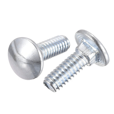 Harfington Carriage Bolt, Round Head Square Neck Q235 Carbon Steel Screws