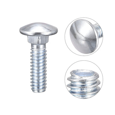 Harfington Carriage Bolt Round Head Square Neck Q235 Carbon Steel