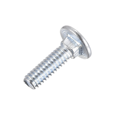 Harfington Carriage Bolt, Round Head Square Neck Q235 Carbon Steel Screws