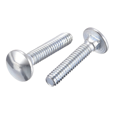Harfington Carriage Bolt Round Head Square Neck, Q235 Carbon Steel Screw