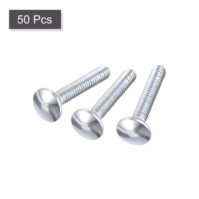 Harfington Carriage Bolt Round Head Square Neck, Q235 Carbon Steel Screw