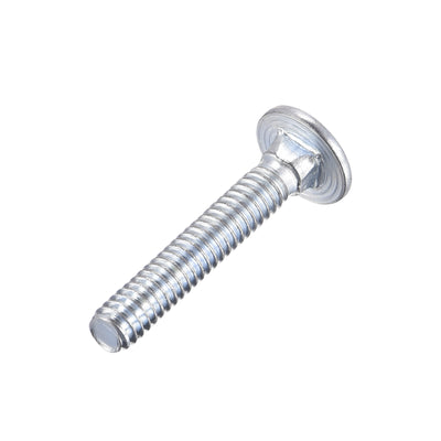 Harfington Carriage Bolt Round Head Square Neck, Q235 Carbon Steel Screw