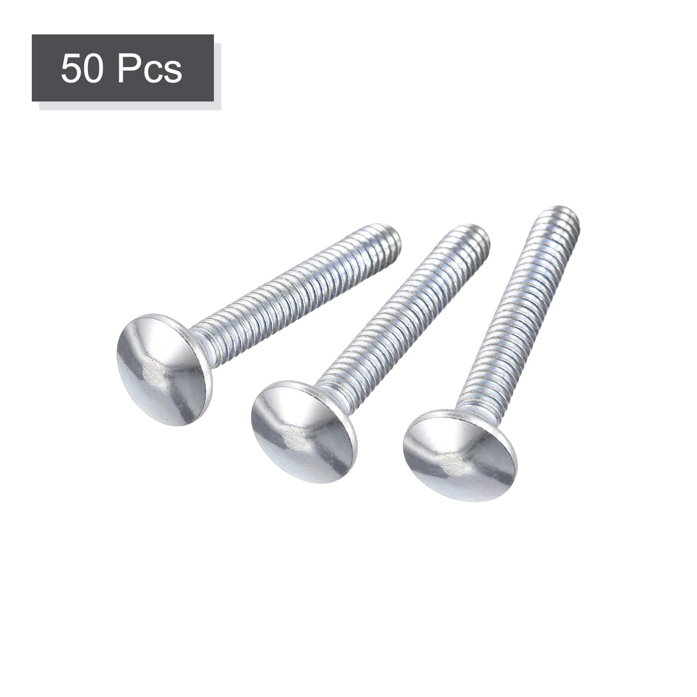 Harfington Carriage Bolt Round Head Square Neck, Q235 Carbon Steel Screw