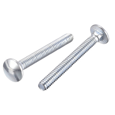 Harfington Carriage Bolt, Round Head Square Neck Q235 Carbon Steel Screws
