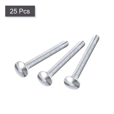 Harfington Carriage Bolt, Round Head Square Neck Q235 Carbon Steel Screws