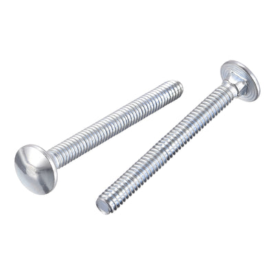 Harfington Carriage Bolt, Round Head Square Neck Q235 Carbon Steel Screws