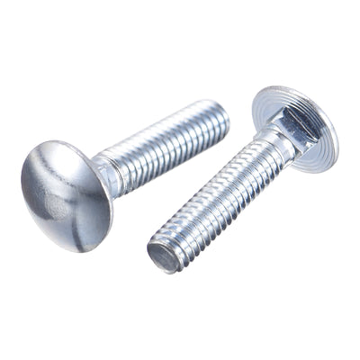 Harfington Carriage Bolt Round Head Square Neck, Q235 Carbon Steel Screw