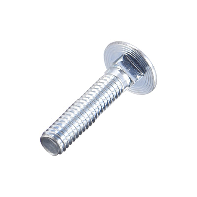 Harfington Carriage Bolt, Round Head Square Neck Q235 Carbon Steel Screws