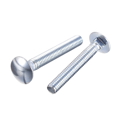 Harfington Carriage Bolt, Round Head Square Neck Q235 Carbon Steel Screws