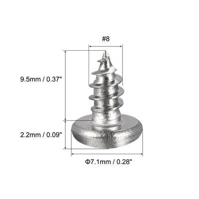 Harfington Screws Phillips Self Tapping Screw 304 Stainless Steel