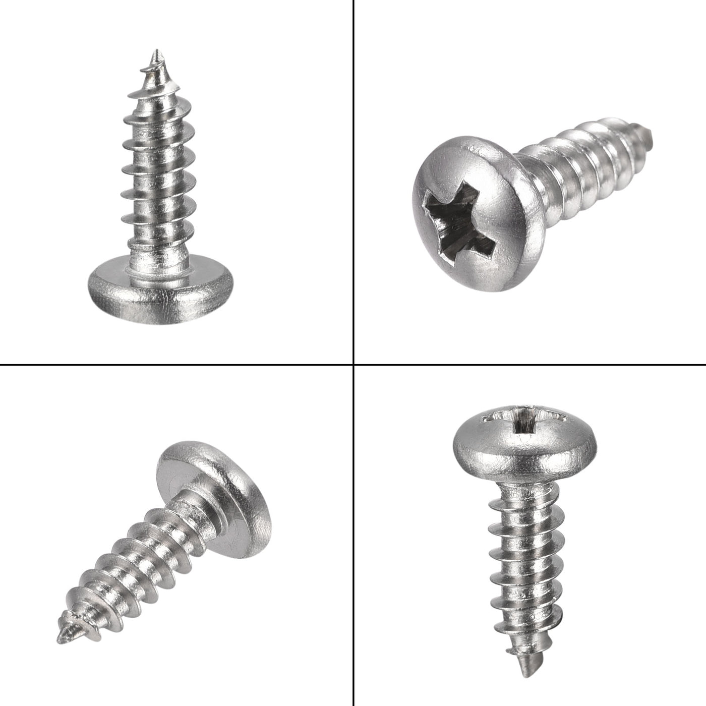 Harfington Screws Phillips Self Tapping Screw 304 Stainless Steel
