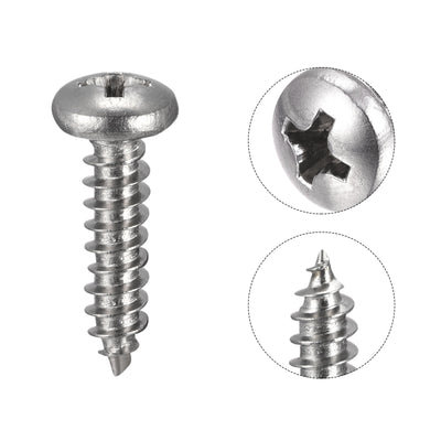 Harfington Screws Phillips Self Tapping Screw 304 Stainless Steel