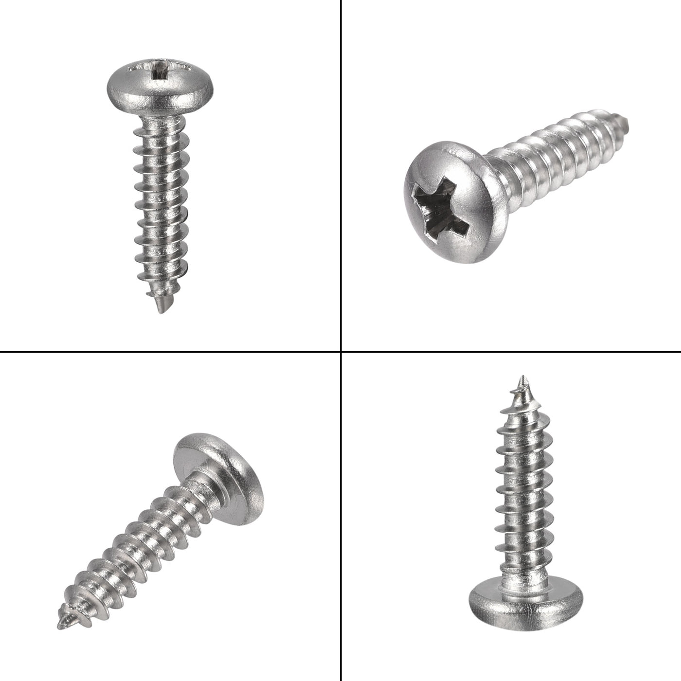 Harfington Screws Phillips Self Tapping Screw 304 Stainless Steel