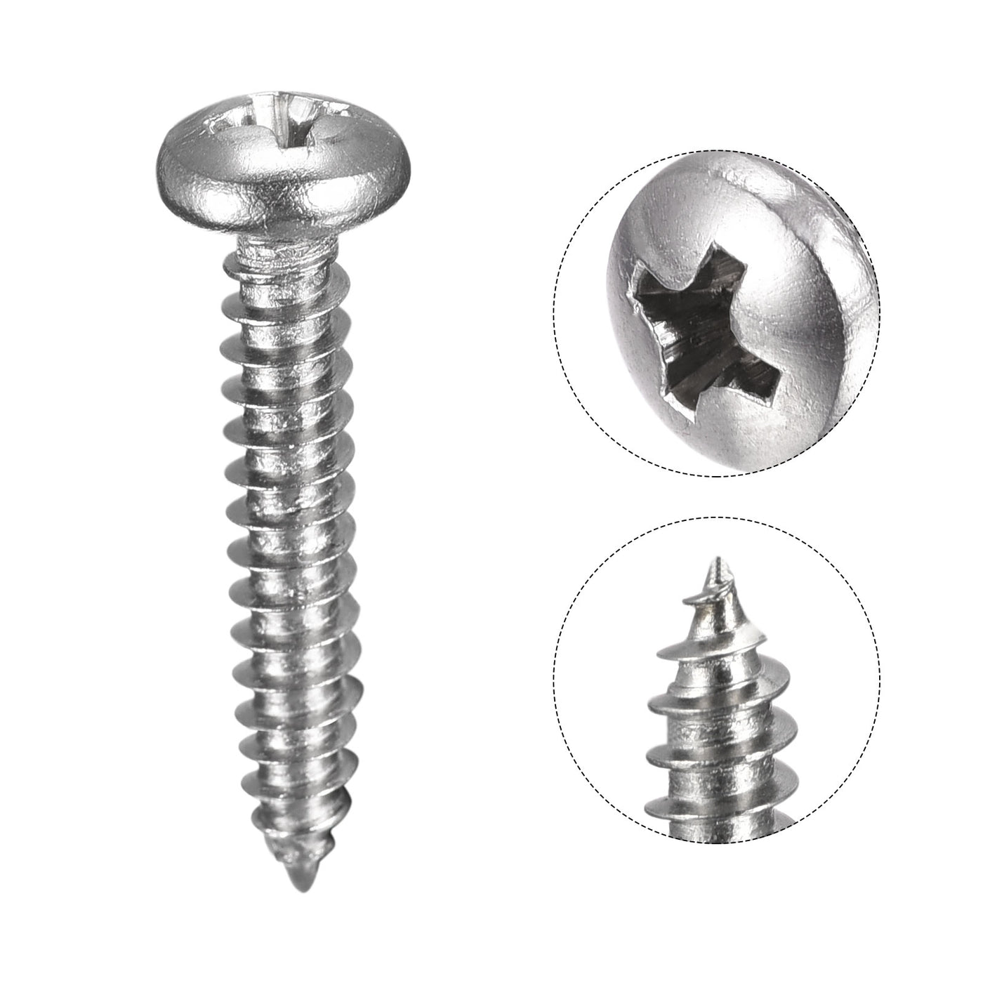 Harfington Screw, Phillips Self Tapping Screw 304 Stainless Steel