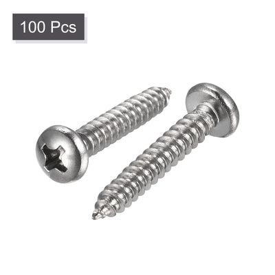 Harfington Screws Phillips Self Tapping Screw 304 Stainless Steel