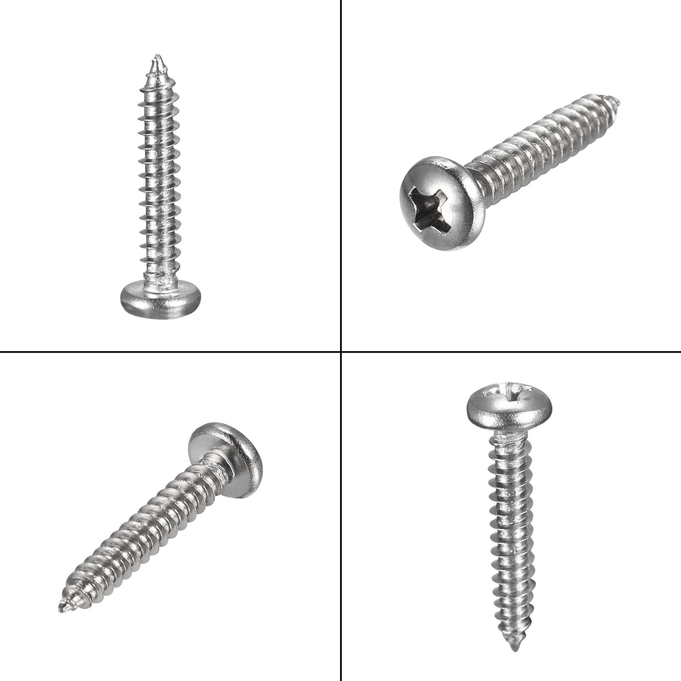 Harfington Screws Phillips Self Tapping Screw 304 Stainless Steel
