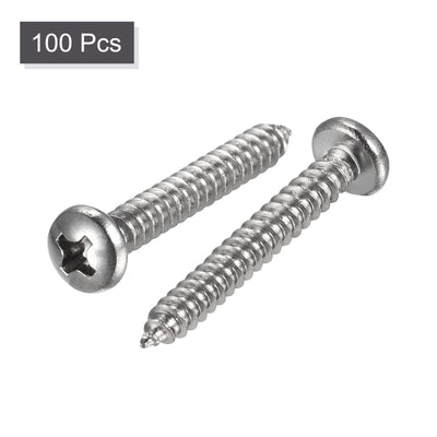 Harfington Screws Phillips Self Tapping Screw 304 Stainless Steel