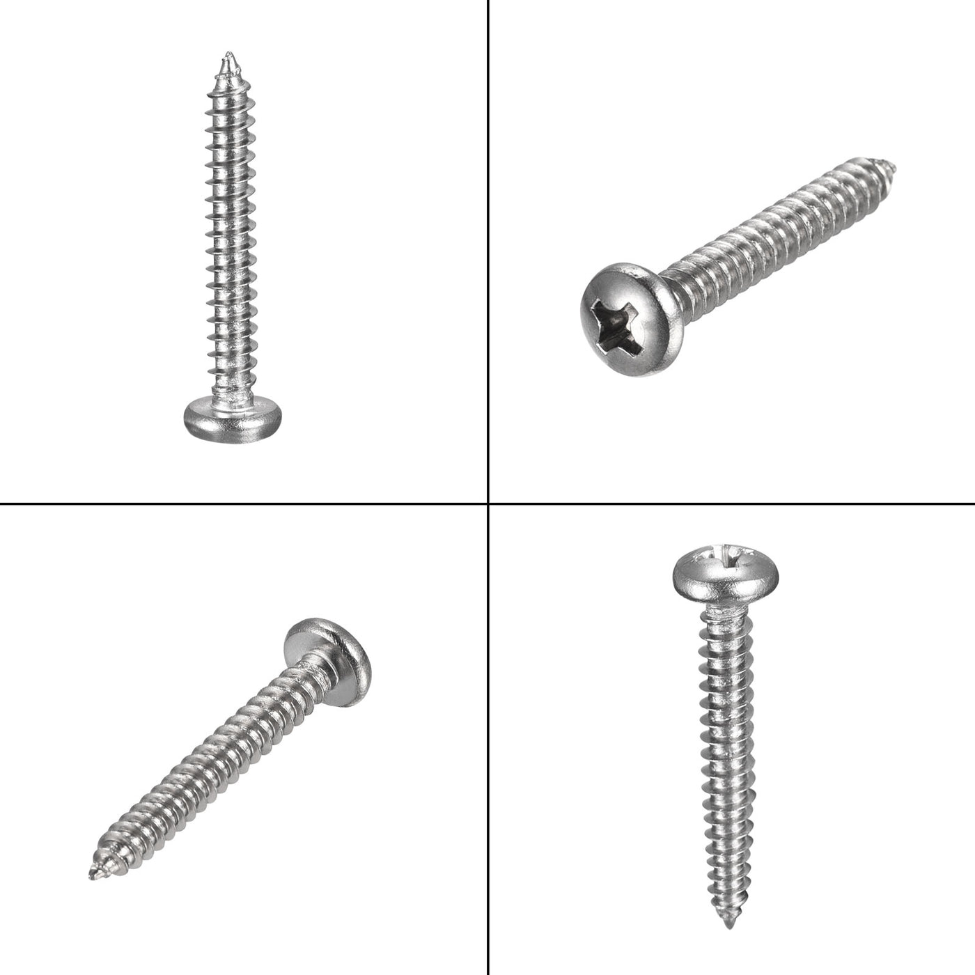 Harfington Screws Phillips Self Tapping Screw 304 Stainless Steel