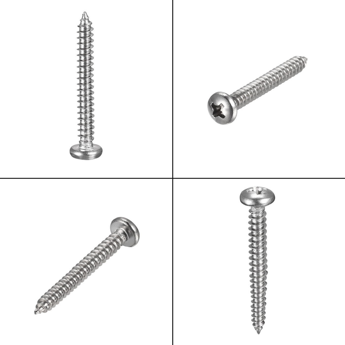 Harfington Screws Phillips Self Tapping Screw 304 Stainless Steel