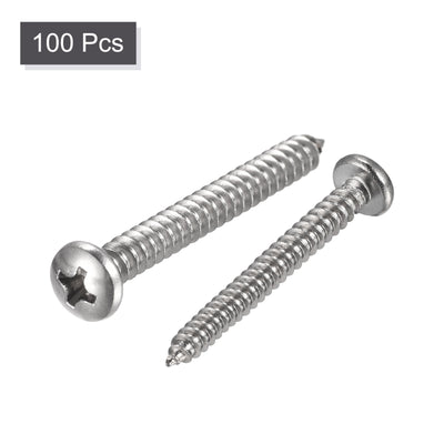 Harfington Screws Phillips Self Tapping Screw 304 Stainless Steel