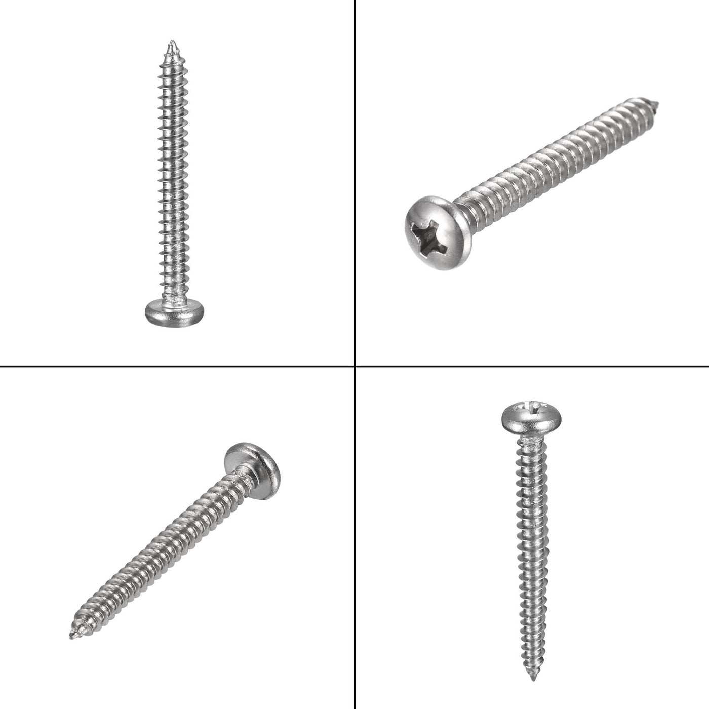 Harfington Screws Phillips Self Tapping Screw 304 Stainless Steel