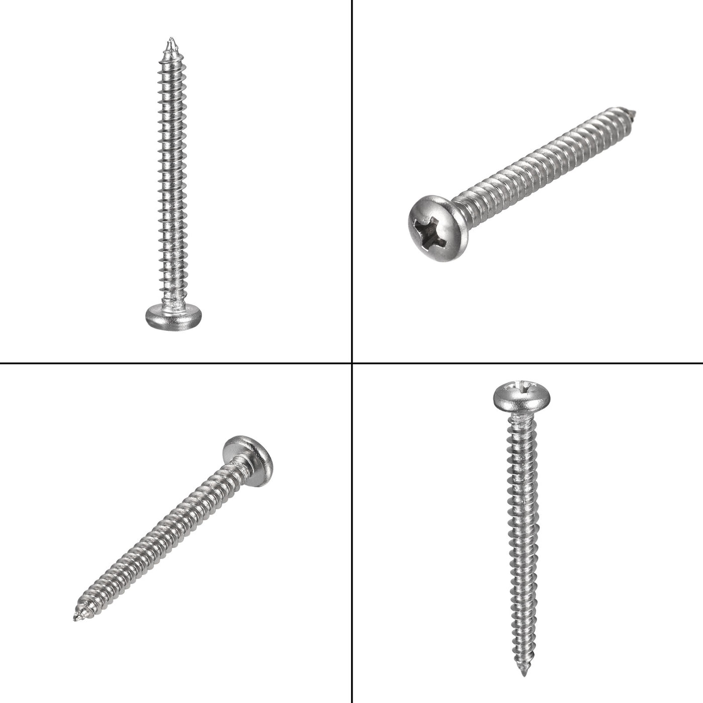 Harfington Screws Phillips Self Tapping Screw 304 Stainless Steel