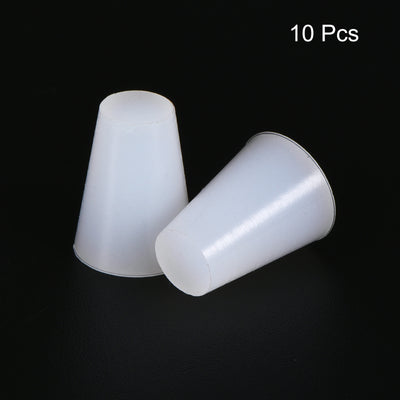 Harfington Silicone Rubber Tapered Plug, Solid for Powder Coating, Painting, Laboratory Use