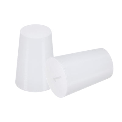 Harfington Silicone Rubber Tapered Plug, Solid for Powder Coating, Painting, Laboratory Use