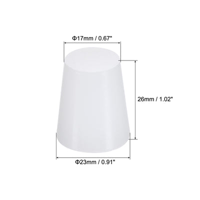 Harfington Silicone Rubber Tapered Plug, Solid, for Powder Coating, Painting, Laboratory